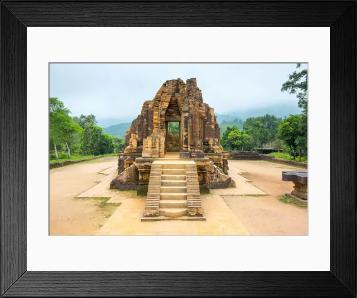 Framed Print : MỹSơn ruins Cham temple site, Duy Xuyen District Framed Print : MỹSơn ruins Cham temple site, Duy Xuyen District