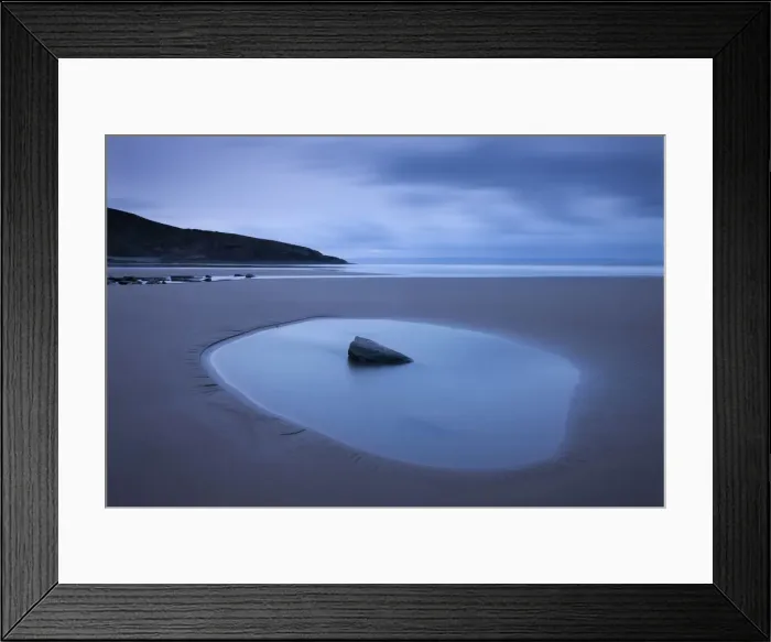Framed Print : Rockpool on the sandy Southerndown beach at dawn, Dunraven Bay, Glamorgan Heritage Coast Framed Print : Rockpool on the sandy Southerndown beach at dawn, Dunraven Bay, Glamorgan Heritage Coast