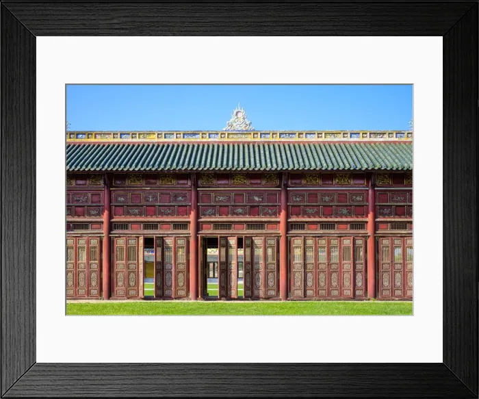 Framed Print : Galleries of Can Chanh Palace in the Halls of the Mandarins, Imperial City, Huế, Thừa Thien-Huế Province, Vietnam Framed Print : Galleries of Can Chanh Palace in the Halls of the Mandarins, Imperial City, Huế, Thừa Thien-Huế Province, Vietnam
