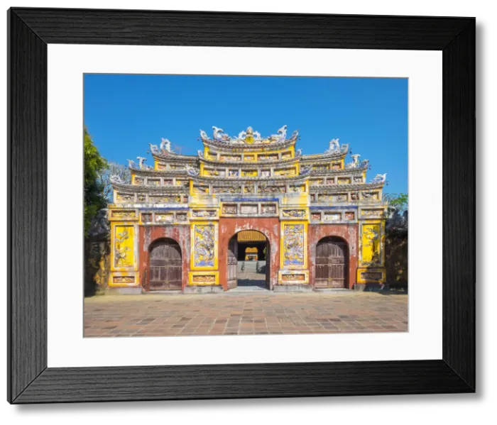 Framed Print : Gate to the To Mieu Temple Complex, Imperial City, Huế, Thừa Thien-Huế Province, Vietnam Framed Print : Gate to the To Mieu Temple Complex, Imperial City, Huế, Thừa Thien-Huế Province, Vietnam