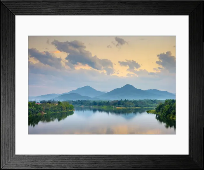 Framed Print : Perfume River at sunset, Hương Thủy District, Thừa Thien-Huế Province, Vietnam Framed Print : Perfume River at sunset, Hương Thủy District, Thừa Thien-Huế Province, Vietnam