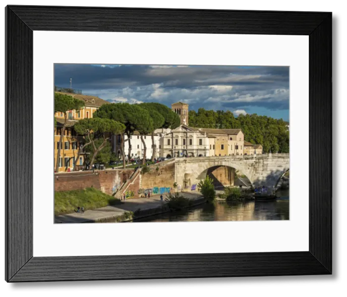 Framed Print : The Basilica of St. Bartholomew on the Island or San Bartolomeo all Isola at Tiber Framed Print : The Basilica of St. Bartholomew on the Island or San Bartolomeo all Isola at Tiber
