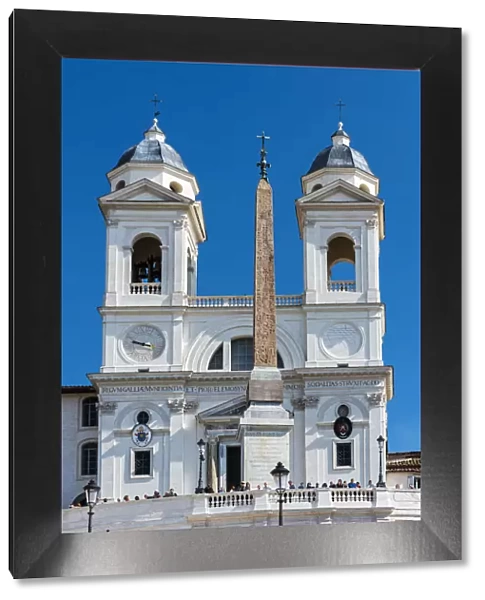 The church of the Santissima Trinita dei Monti, Rome, Lazio, Italy