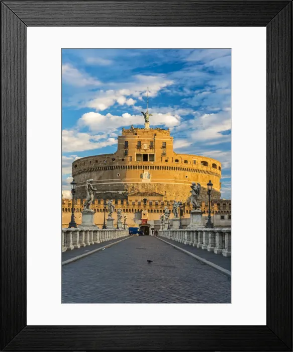 Framed Print : Castel Sant Angelo or Mausoleum of Hadrian, Rome, Lazio, Italy Framed Print : Castel Sant Angelo or Mausoleum of Hadrian, Rome, Lazio, Italy