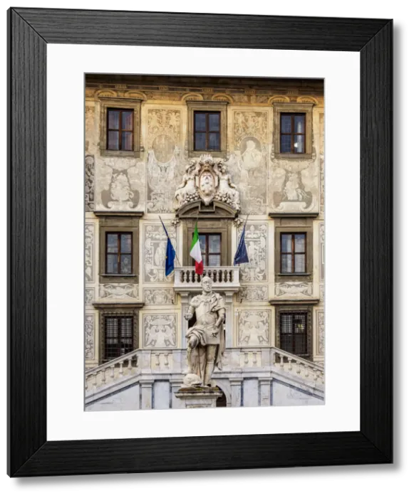 Framed Print : Palazzo della Carovana, detailed view, Piazza dei Cavalieri, Knights Square Framed Print : Palazzo della Carovana, detailed view, Piazza dei Cavalieri, Knights Square