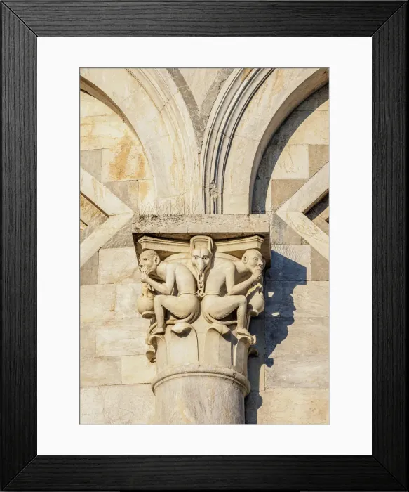 Framed Print : Leaning Tower, detailed view, Piazza dei Miracoli, Pisa, Tuscany, Italy Framed Print : Leaning Tower, detailed view, Piazza dei Miracoli, Pisa, Tuscany, Italy