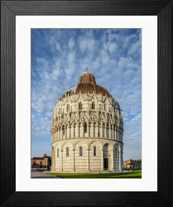 Framed Print : San Giovanni Baptistery, Piazza dei Miracoli, Pisa, Tuscany, Italy Framed Print : San Giovanni Baptistery, Piazza dei Miracoli, Pisa, Tuscany, Italy