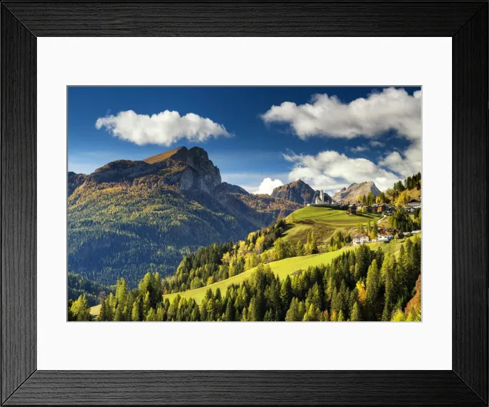 Framed Print : Selva Di Cadore, Dolomites, Italy Framed Print : Selva Di Cadore, Dolomites, Italy