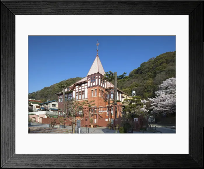Framed Print : Kazamidori no Yakata, Kitano area, Kobe, Kansai, Japan Framed Print : Kazamidori no Yakata, Kitano area, Kobe, Kansai, Japan
