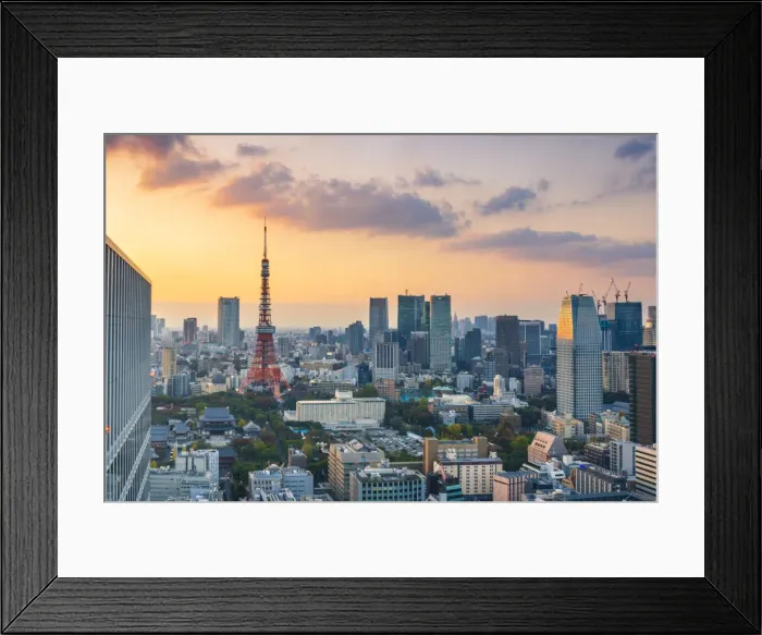 Framed Print : Tokyo Tower, Minato, Tokyo, Kanto region, Japan Framed Print : Tokyo Tower, Minato, Tokyo, Kanto region, Japan