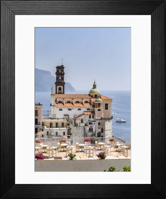 Framed Print : Italy, Campania, Amalfi Coast, Salerno district. Peninsula of Sorrento. Atrani Framed Print : Italy, Campania, Amalfi Coast, Salerno district. Peninsula of Sorrento. Atrani