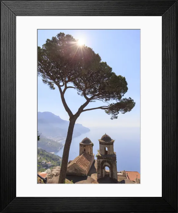 Framed Print : Italy, Amalfi Coast, Ravello, Villa Rufolo