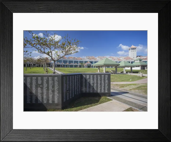 Framed Print : Okinawa Prefectural Peace Memorial Museum in Memorial Peace Park, Okinawa, Japan Framed Print : Okinawa Prefectural Peace Memorial Museum in Memorial Peace Park, Okinawa, Japan