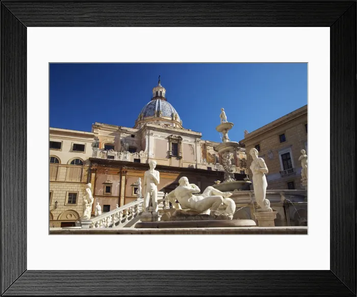 Framed Print : Fontana Pretoria, Piazza Pretoria, Palermo, Sicily, Italy Framed Print : Fontana Pretoria, Piazza Pretoria, Palermo, Sicily, Italy