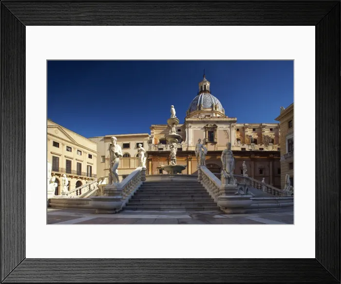 Framed Print : Fontana Pretoria, Piazza Pretoria, Palermo, Sicily, Italy Framed Print : Fontana Pretoria, Piazza Pretoria, Palermo, Sicily, Italy