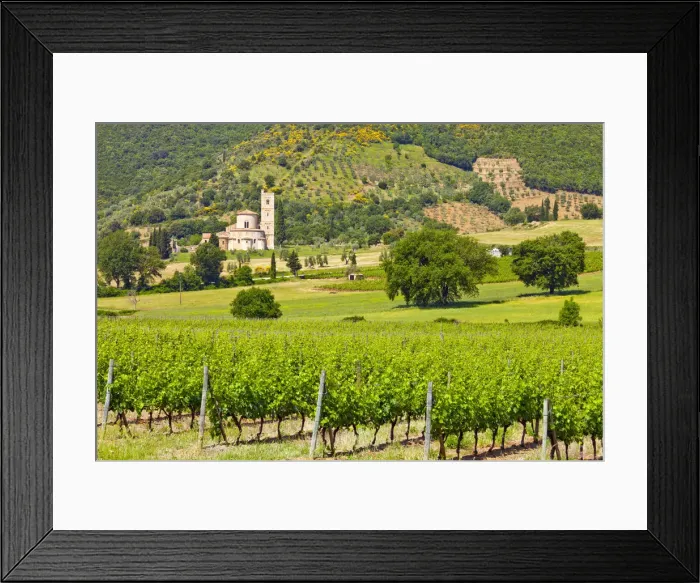 Framed Print : Sant Antimo Abbey, Tuscany, Italy Framed Print : Sant Antimo Abbey, Tuscany, Italy