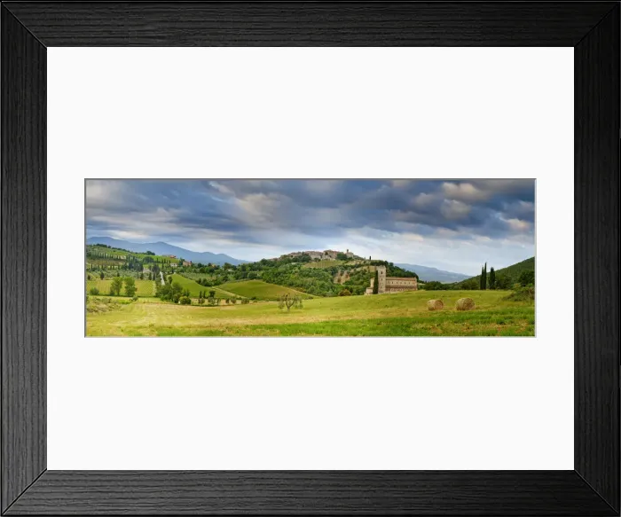Framed Print : Castelnuovo dell Abate & Sant Antimo Abbey, Tuscany, Italy Framed Print : Castelnuovo dell Abate & Sant Antimo Abbey, Tuscany, Italy
