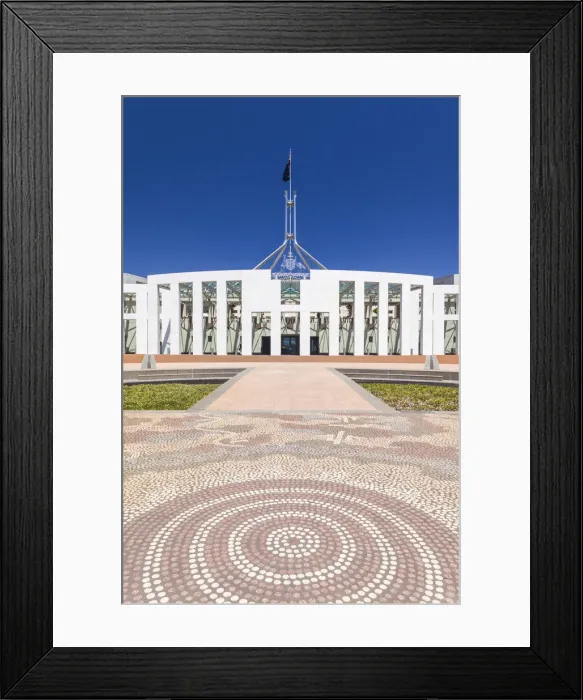 Framed Print : Australia, Australian Capital Territory, ACT, Canberra, Parliament House, daytime Framed Print : Australia, Australian Capital Territory, ACT, Canberra, Parliament House, daytime