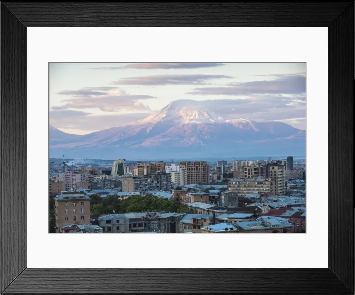 Framed Print : Armenia, Yerevan, View of Yerevan and Mount Ararat from Cascade Framed Print : Armenia, Yerevan, View of Yerevan and Mount Ararat from Cascade