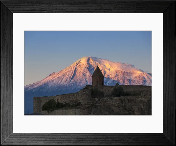 Framed Print : Armenia, Yerevan, Ararat plain, Khor Virap Armenian Apostolic Church monastery Framed Print : Armenia, Yerevan, Ararat plain, Khor Virap Armenian Apostolic Church monastery