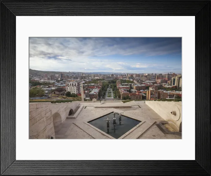 Framed Print : Armenia, Yerevan, View of Yerevan and Mount Ararat from Cascade Framed Print : Armenia, Yerevan, View of Yerevan and Mount Ararat from Cascade