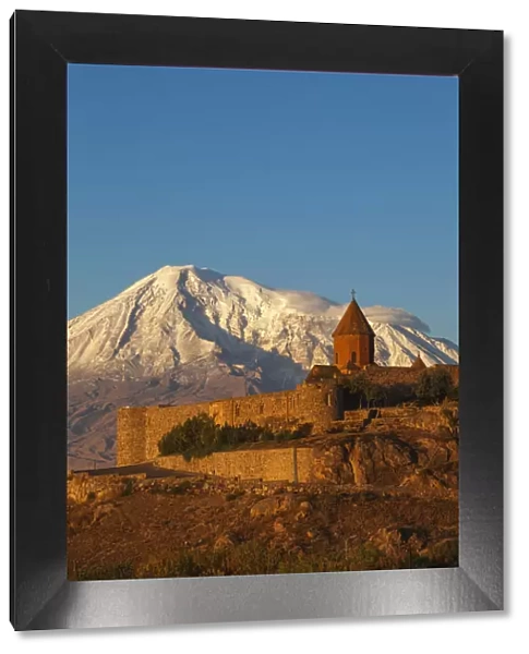 Armenia, Yerevan, Ararat plain, Khor Virap Armenian Apostolic Church monastery, at