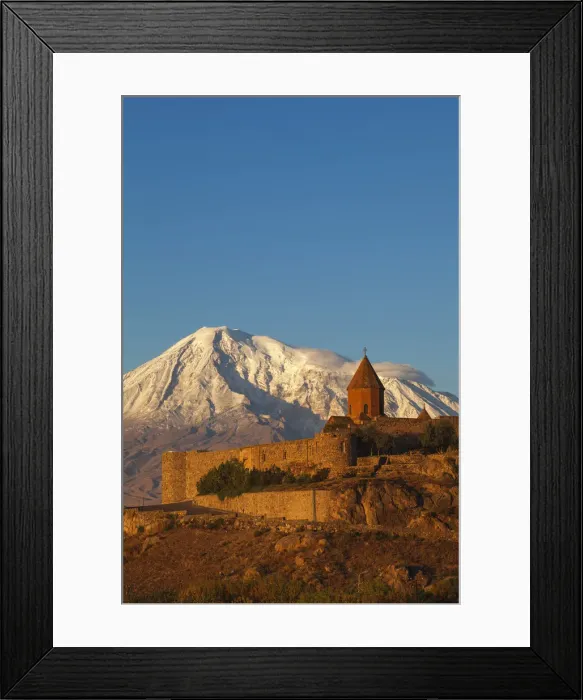 Framed Print : Armenia, Yerevan, Ararat plain, Khor Virap Armenian Apostolic Church monastery Framed Print : Armenia, Yerevan, Ararat plain, Khor Virap Armenian Apostolic Church monastery