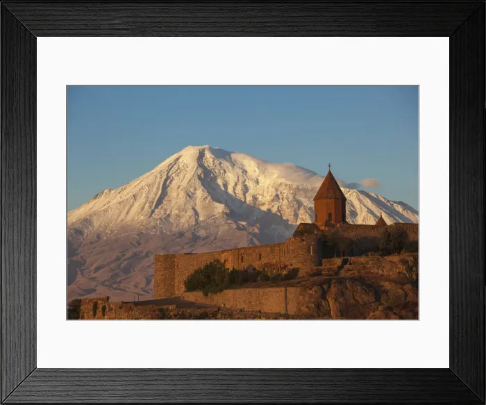 Framed Print : Armenia, Yerevan, Ararat plain, Khor Virap Armenian Apostolic Church monastery Framed Print : Armenia, Yerevan, Ararat plain, Khor Virap Armenian Apostolic Church monastery