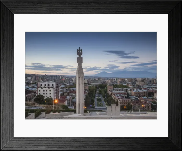 Framed Print : Armenia, Yerevan, View of Yerevan and Mount Ararat from Cascade Framed Print : Armenia, Yerevan, View of Yerevan and Mount Ararat from Cascade
