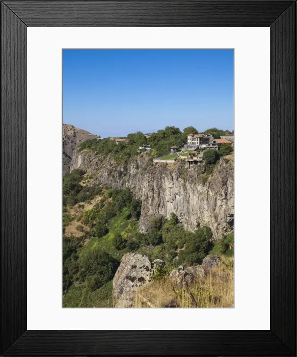 Framed Print : Armenia, Yerevan, Mountainous scenery viewed from Garni temple Framed Print : Armenia, Yerevan, Mountainous scenery viewed from Garni temple