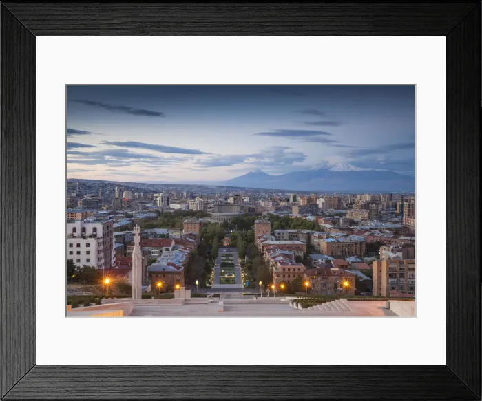 Framed Print : Armenia, Yerevan, View of Yerevan and Mount Ararat from Cascade Framed Print : Armenia, Yerevan, View of Yerevan and Mount Ararat from Cascade