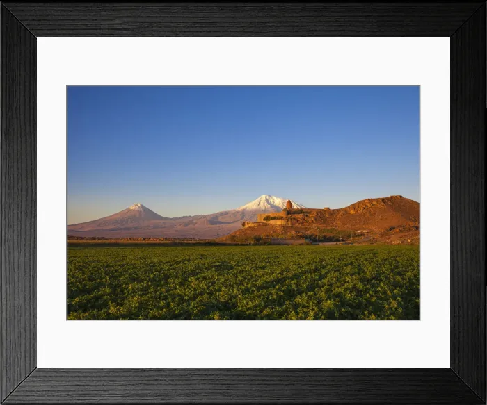 Framed Print : Armenia, Yerevan, Ararat plain, Khor Virap Armenian Apostolic Church monastery Framed Print : Armenia, Yerevan, Ararat plain, Khor Virap Armenian Apostolic Church monastery