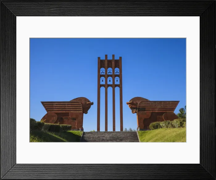 Framed Print : Armenia, near Armavir, Sardarapat War memorial Framed Print : Armenia, near Armavir, Sardarapat War memorial