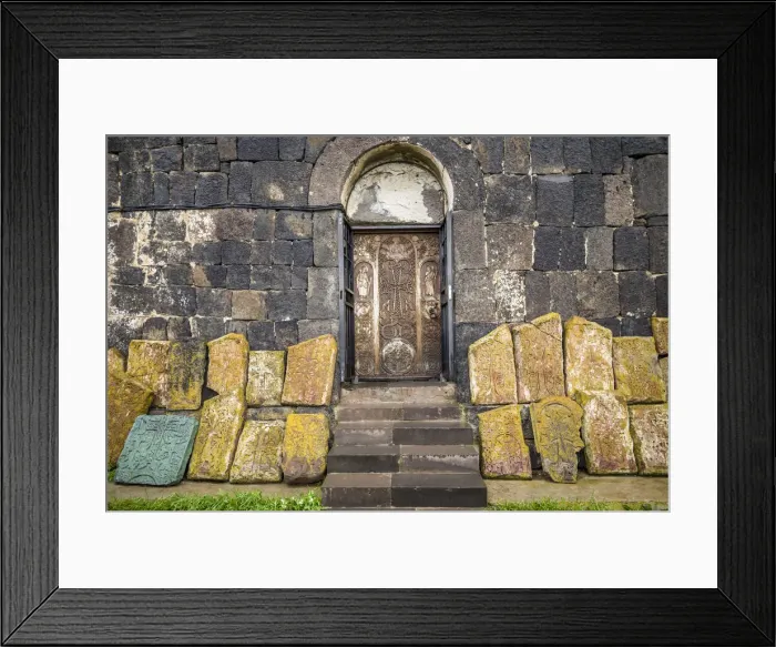Framed Print : Armenia, Lake Sevan, Sevan, Sevanavank Monastery, churchyard, kachkar memorial stones Framed Print : Armenia, Lake Sevan, Sevan, Sevanavank Monastery, churchyard, kachkar memorial stones