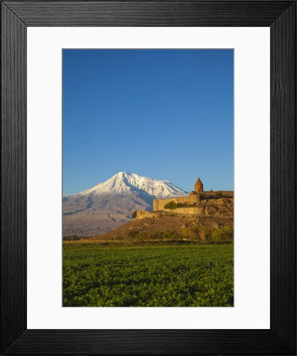 Framed Print : Armenia, Yerevan, Ararat plain, Khor Virap Armenian Apostolic Church monastery Framed Print : Armenia, Yerevan, Ararat plain, Khor Virap Armenian Apostolic Church monastery