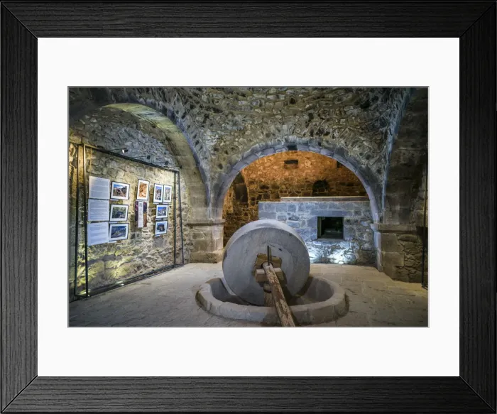 Framed Print : Armenia, Tatev, Tatev Monastery, 17th century oil press