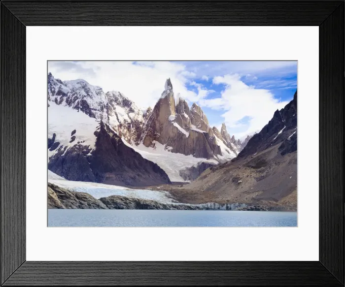 Framed Print : Argentina, Patagonia, El Chalten, Los Glaciares National Park, Laguna Torre and Cerro Framed Print : Argentina, Patagonia, El Chalten, Los Glaciares National Park, Laguna Torre and Cerro