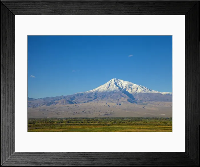 Framed Print : Armenia, Yerevan, Ararat plain, Mount Ararat viewed from Khor Virap Framed Print : Armenia, Yerevan, Ararat plain, Mount Ararat viewed from Khor Virap