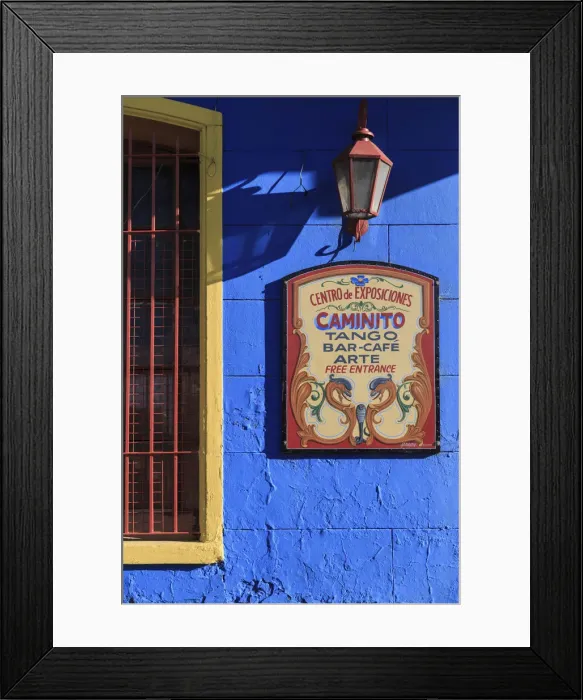 Framed Print : Argentina, Buenos Aires, La Boca District, Tango Dancers Framed Print : Argentina, Buenos Aires, La Boca District, Tango Dancers