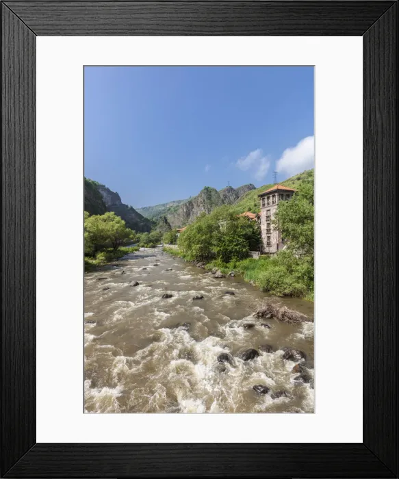Framed Print : Armenia, Debed Canyon, Dzoraget, Tufenkian Avan Dzoraget Hotel