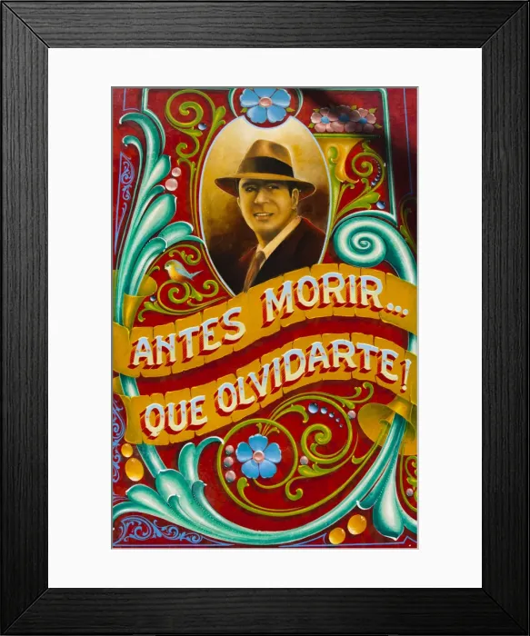 Framed Print : Argentina, Buenos Aires, Once, Tango oriented artwork near Museo Casa Carlos Gardel Framed Print : Argentina, Buenos Aires, Once, Tango oriented artwork near Museo Casa Carlos Gardel
