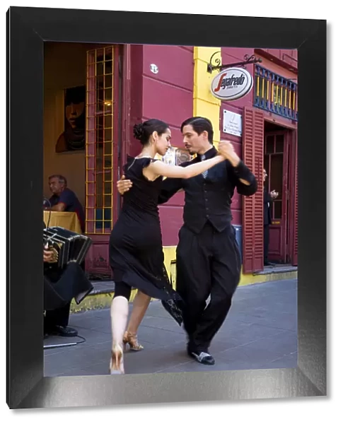 Tango Dancers, Caminito, La Boca, Buenos Aires, Argentina