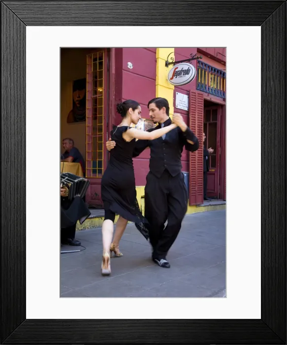 Framed Print : Tango Dancers, Caminito, La Boca, Buenos Aires, Argentina Framed Print : Tango Dancers, Caminito, La Boca, Buenos Aires, Argentina