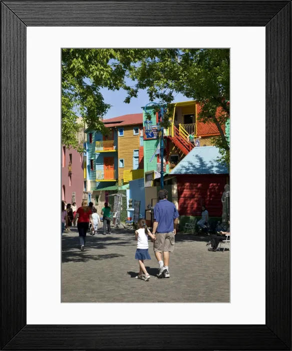 Framed Print : El Caminito street, La Boca, Buenos Aires, Argentina Framed Print : El Caminito street, La Boca, Buenos Aires, Argentina