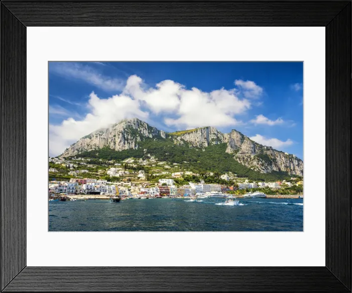 Framed Print : Island of Capri, Italy
