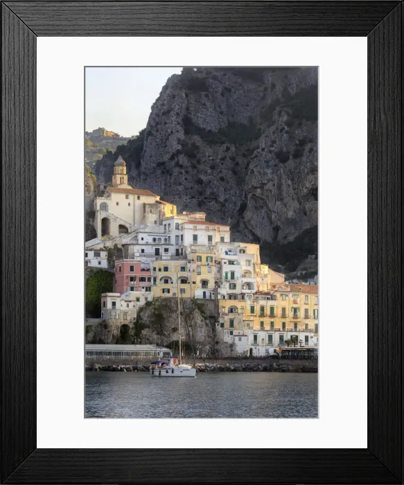 Framed Print : Italy, Campagnia, Amalfi Coast, Amalfi. The town of Amalfi Framed Print : Italy, Campagnia, Amalfi Coast, Amalfi. The town of Amalfi