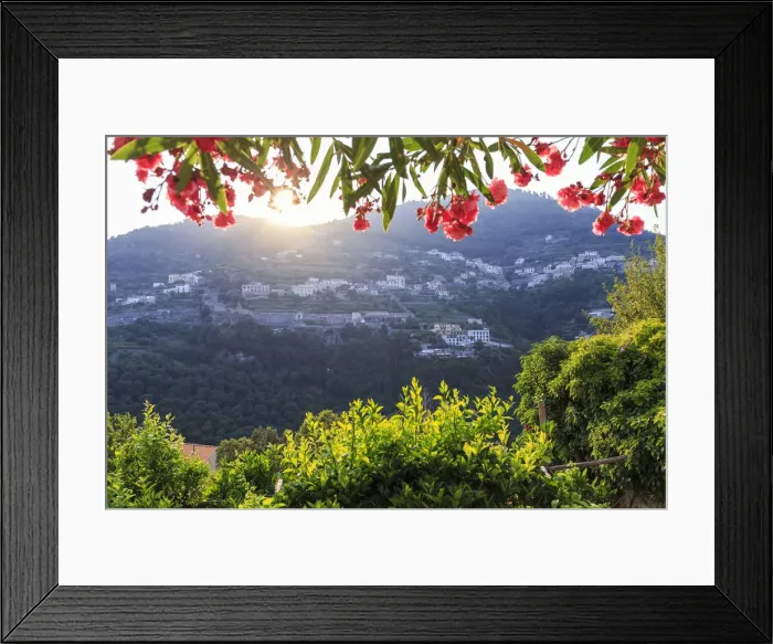 Framed Print : Italy, Campagnia, Amalfi Coast, Ravello. The valley around Ravello Framed Print : Italy, Campagnia, Amalfi Coast, Ravello. The valley around Ravello