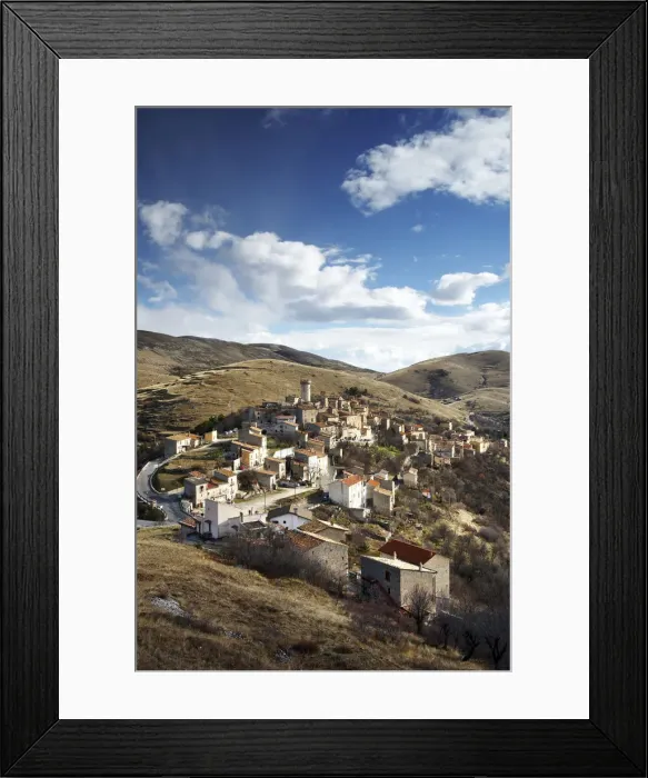 Framed Print : Santo Stefano di Sessanio, Abruzzo, Italy