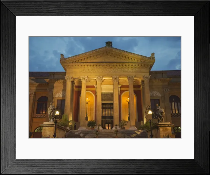Framed Print : Teatro Massimo, Palermo, Sicily, Italy, Europe Framed Print : Teatro Massimo, Palermo, Sicily, Italy, Europe
