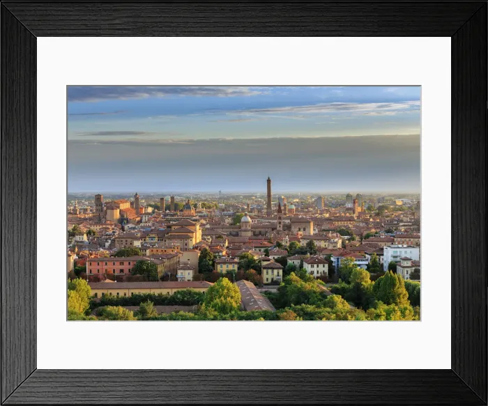 Framed Print : Italy, Italia. Emilia-Romagna, Bologna district, Bologna. Cityscape Framed Print : Italy, Italia. Emilia-Romagna, Bologna district, Bologna. Cityscape